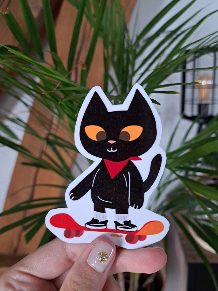 stickers-chat-skate-paulinart